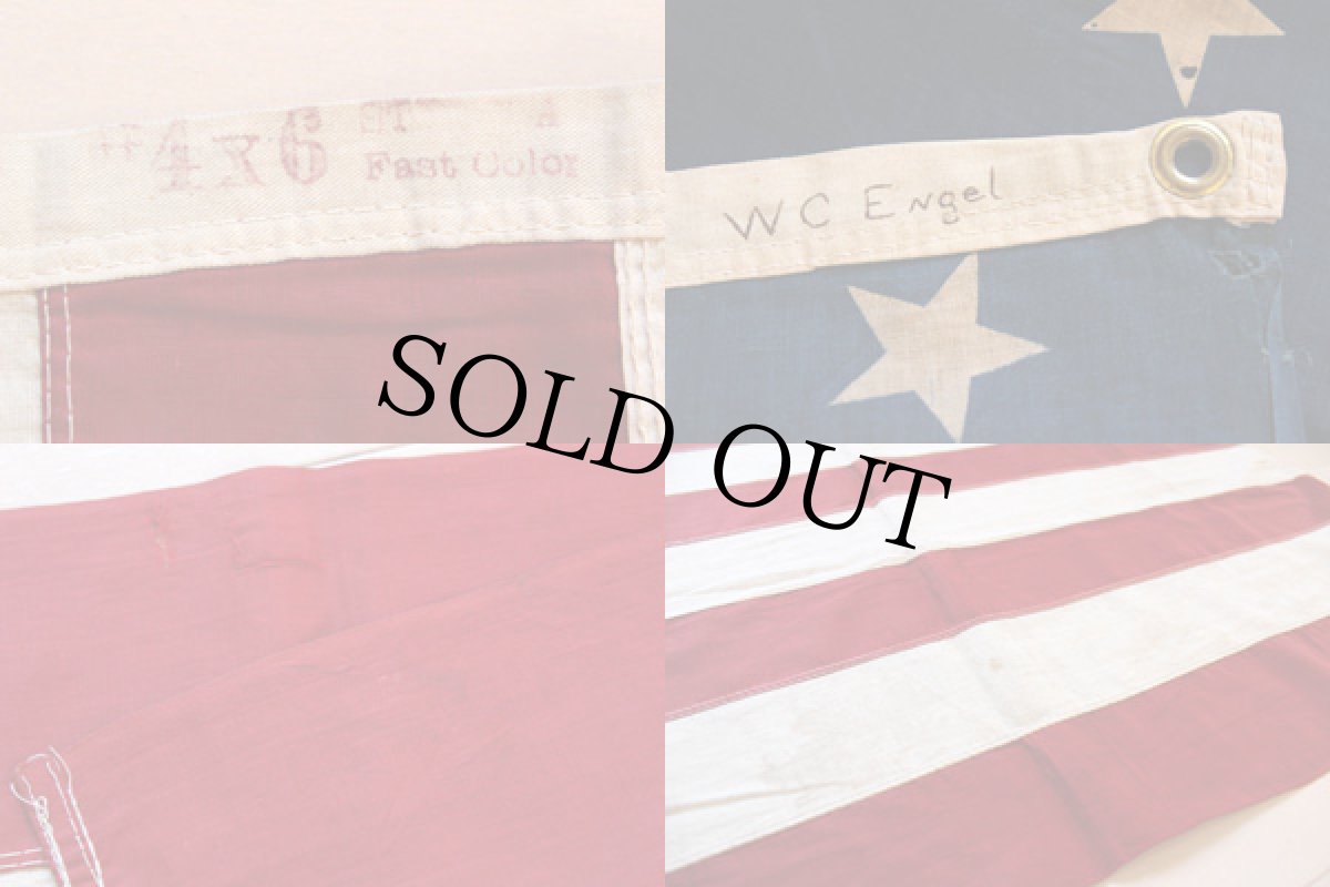 画像3: ビンテージ 48スター アメリカ国旗 星条旗 USA フラッグ (3)