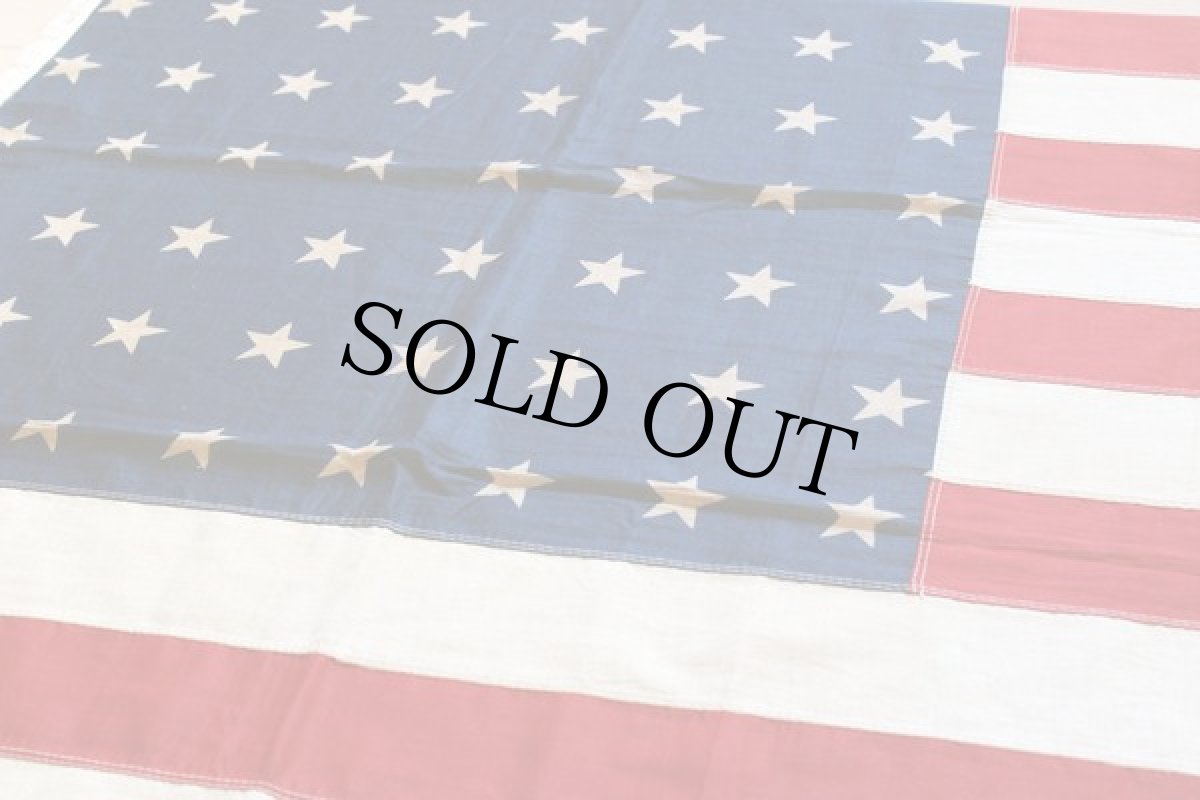 画像2: ビンテージ 48スター アメリカ国旗 星条旗 USA フラッグ (2)