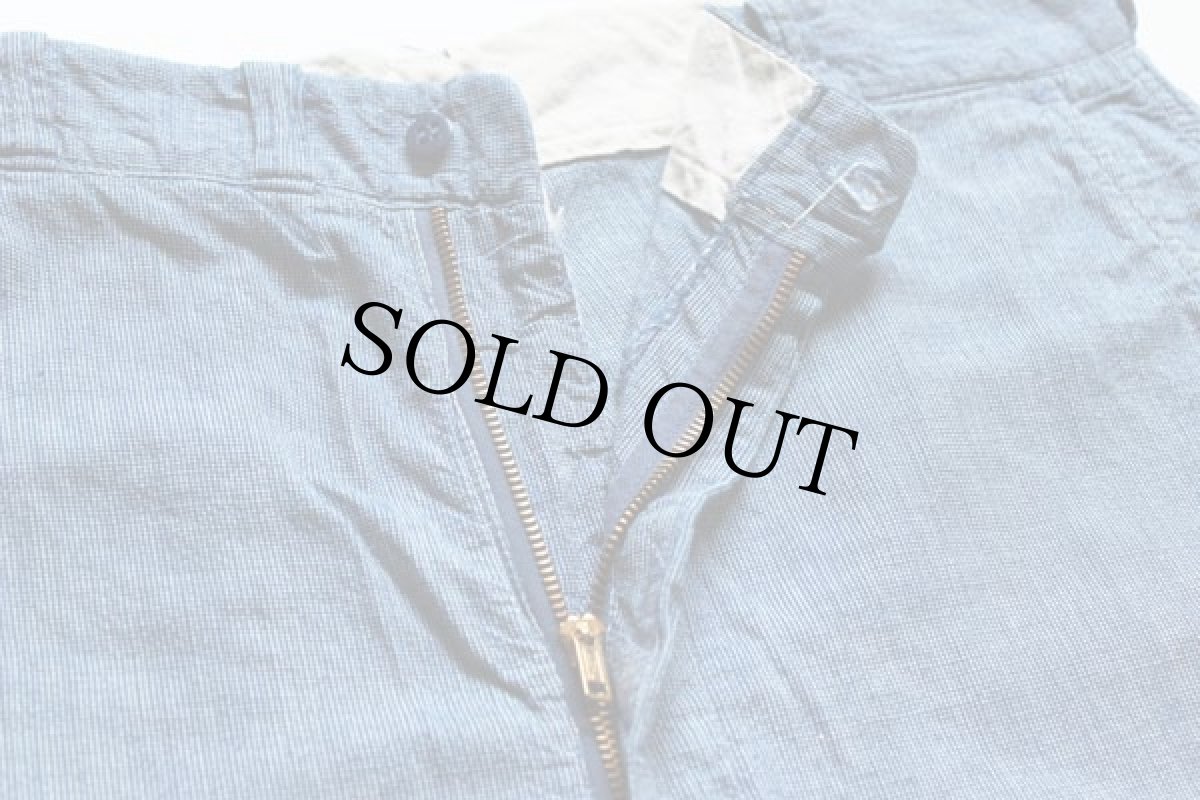 画像3: 50s UNKNOW ピンチェック ワークパンツ w38 (3)