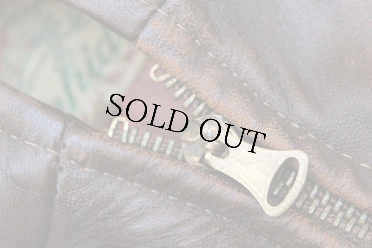 画像4: 40s McGREGORマクレガー ホースハイド レザー スポーツジャケット (4)