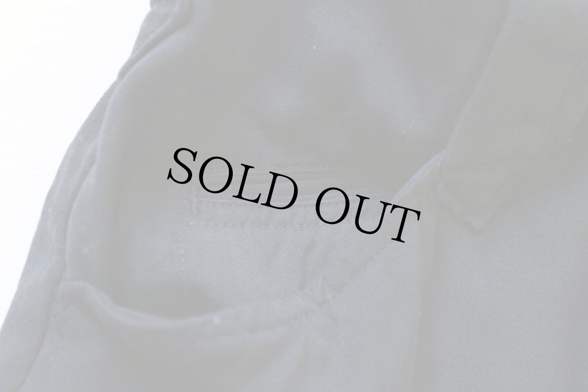 画像5: 50s LEVI'Sリーバイス ショートホーン ギャバジン ランチパンツ 黒 (5)