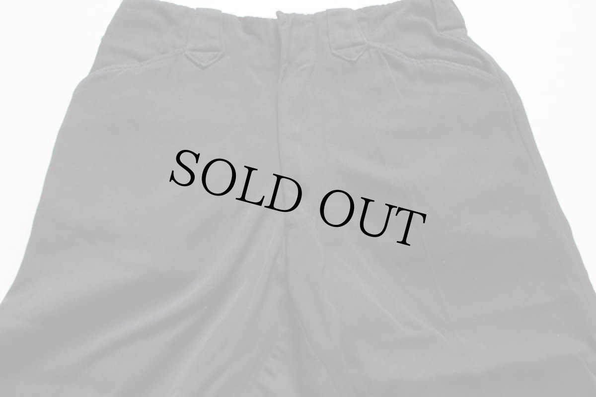 画像2: 50s LEVI'Sリーバイス ショートホーン ギャバジン ランチパンツ 黒 (2)