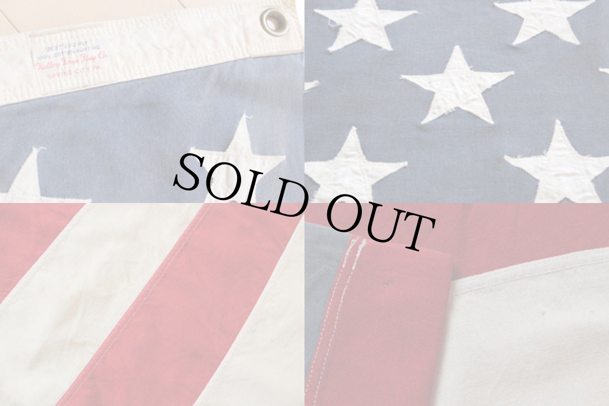 画像3: ビンテージ Valley Forge Flag 50スター アメリカ国旗 星条旗 USA フラッグ 大判 (3)