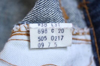 画像3: 70s USA製 Levi'sリーバイス 505 シングル 66前期 デニムパンツ W38 L31