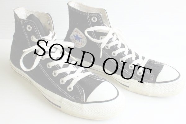 90s USA製 CONVARSEコンバース ALLSTARオールスター HI 黒 8 90s USA製 CONVARSEコンバース ALLSTARオールスター HI 黒 8