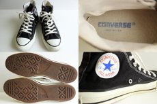 画像3: 90s USA製 CONVARSEコンバース ALLSTARオールスター HI 黒 8 (3)