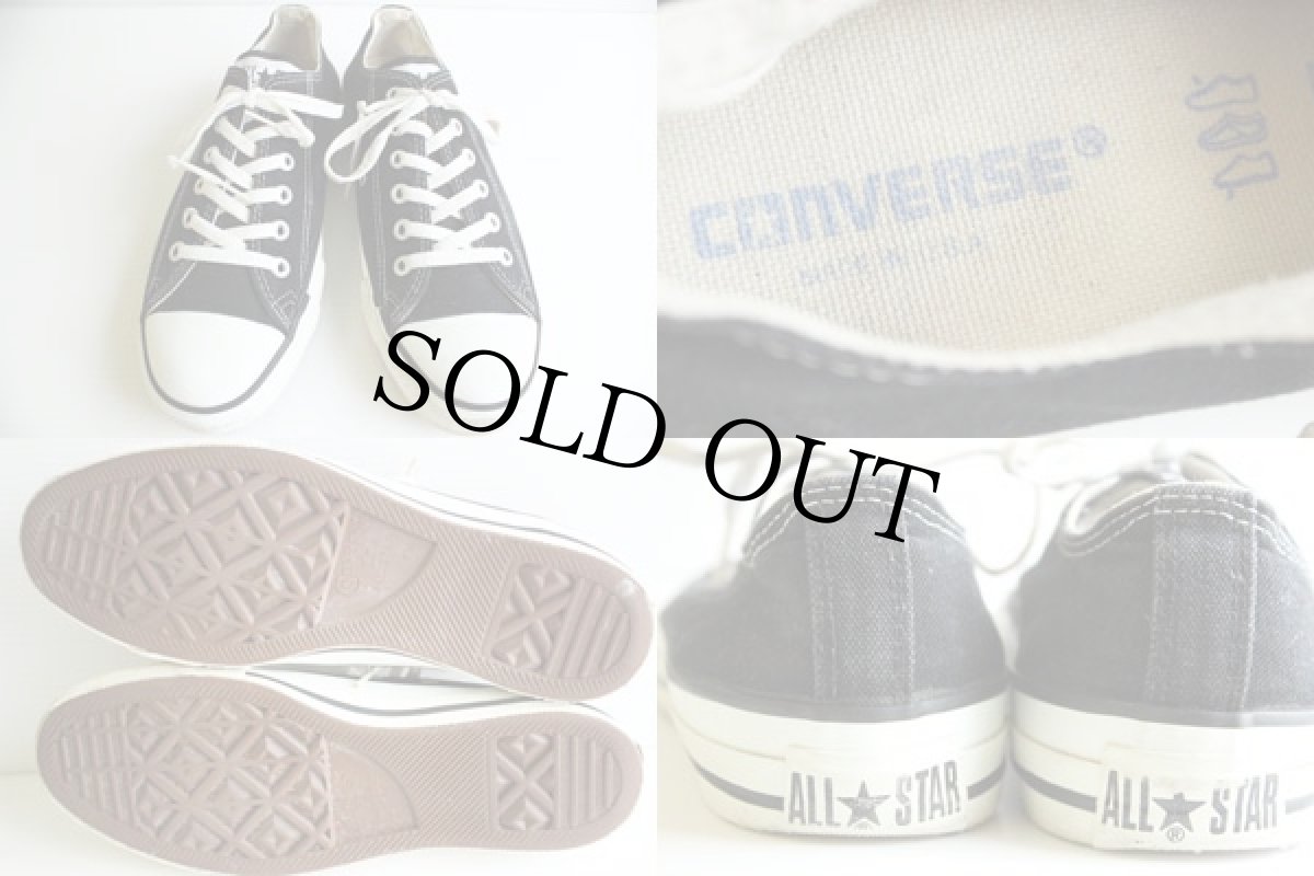 画像3: 90s USA製 CONVARSEコンバース ALLSTARオールスター Low 黒 7.5 (3)
