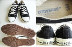 画像3: 90s USA製 CONVARSEコンバース ALLSTARオールスター Low 黒 7.5 (3)