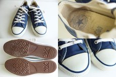 画像3: 90s USA製 CONVARSEコンバース ALLSTARオールスター Low 紺 7 (3)