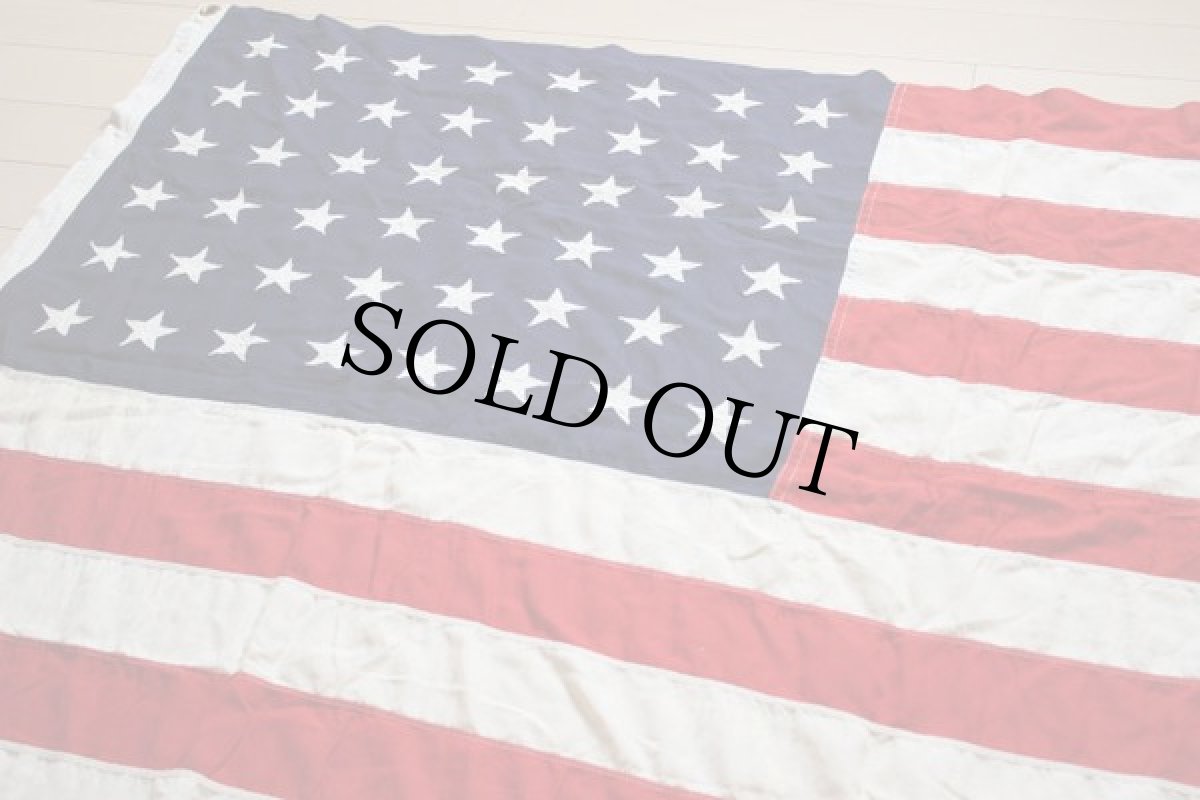 画像2: ビンテージ 48スター アメリカ国旗 星条旗 USA フラッグ (2)