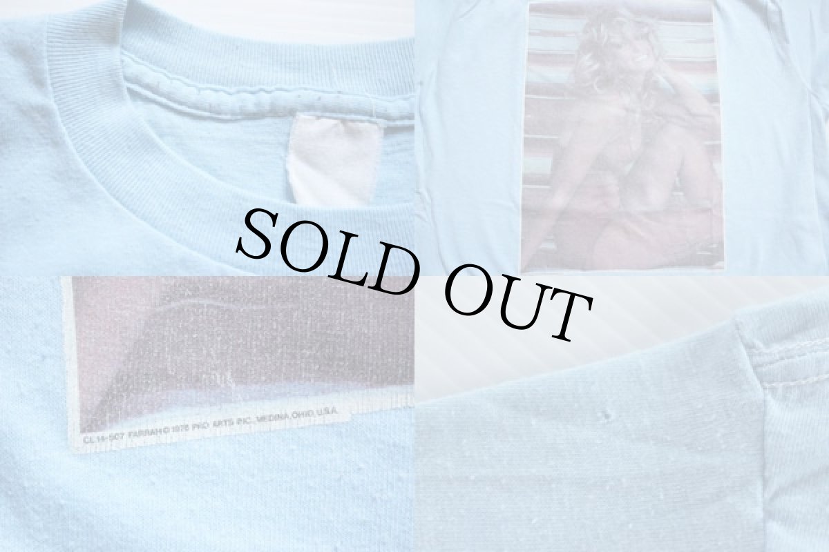 画像3: 70s ファラフォーセット フォトプリント Tシャツ★転写 (3)