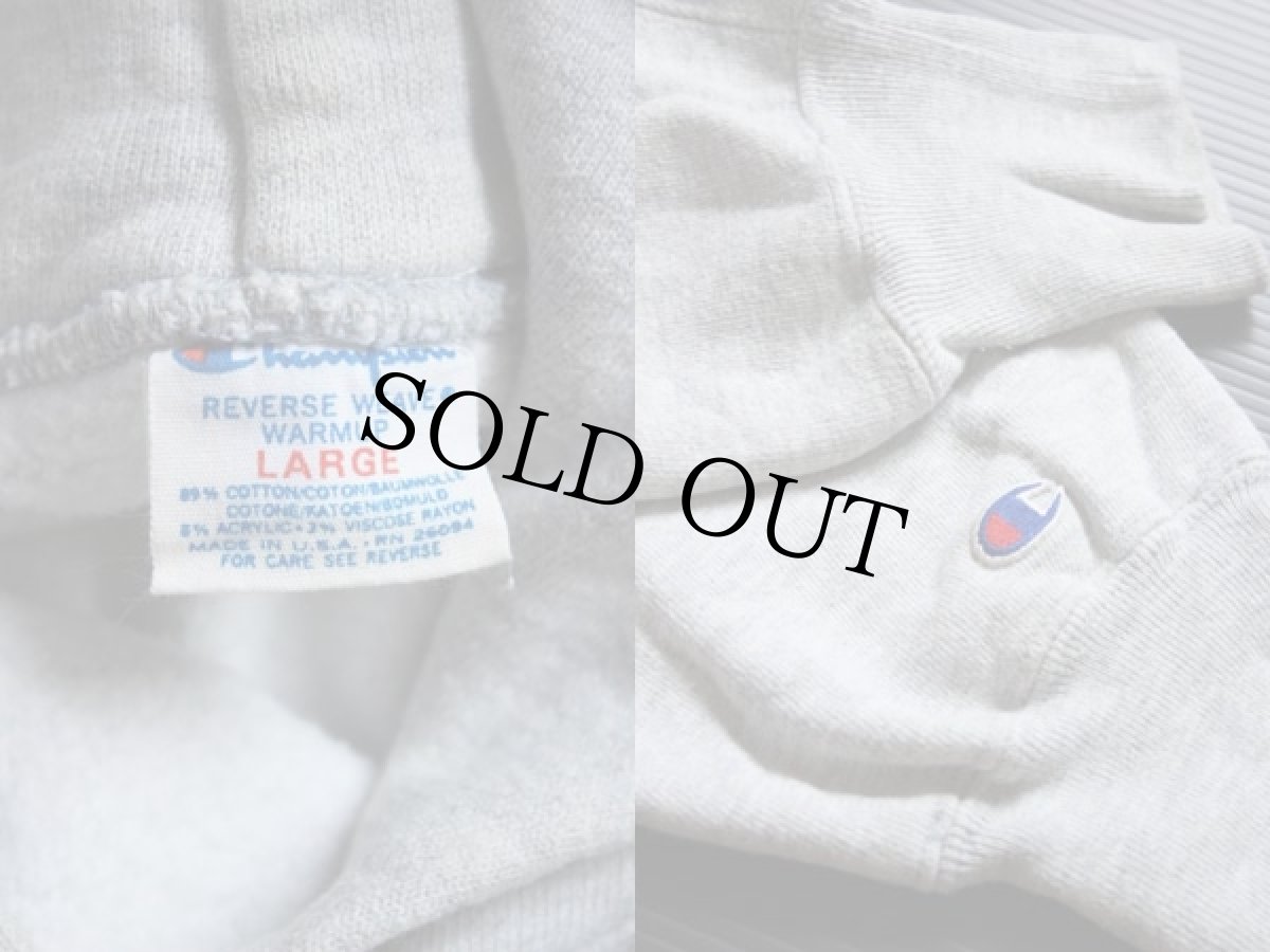 画像3: 80s USA製 Championチャンピオン OKLAHOMA STATE リバースウィーブ スウェットパーカー L (3)