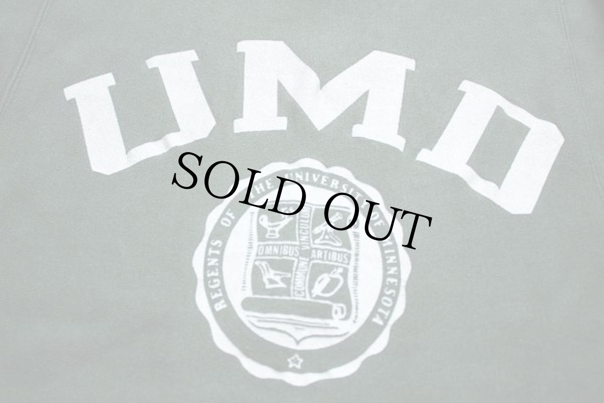 画像2: 90s USA製 Championチャンピオン UMD リバースウィーブ スウェット 緑 S (2)