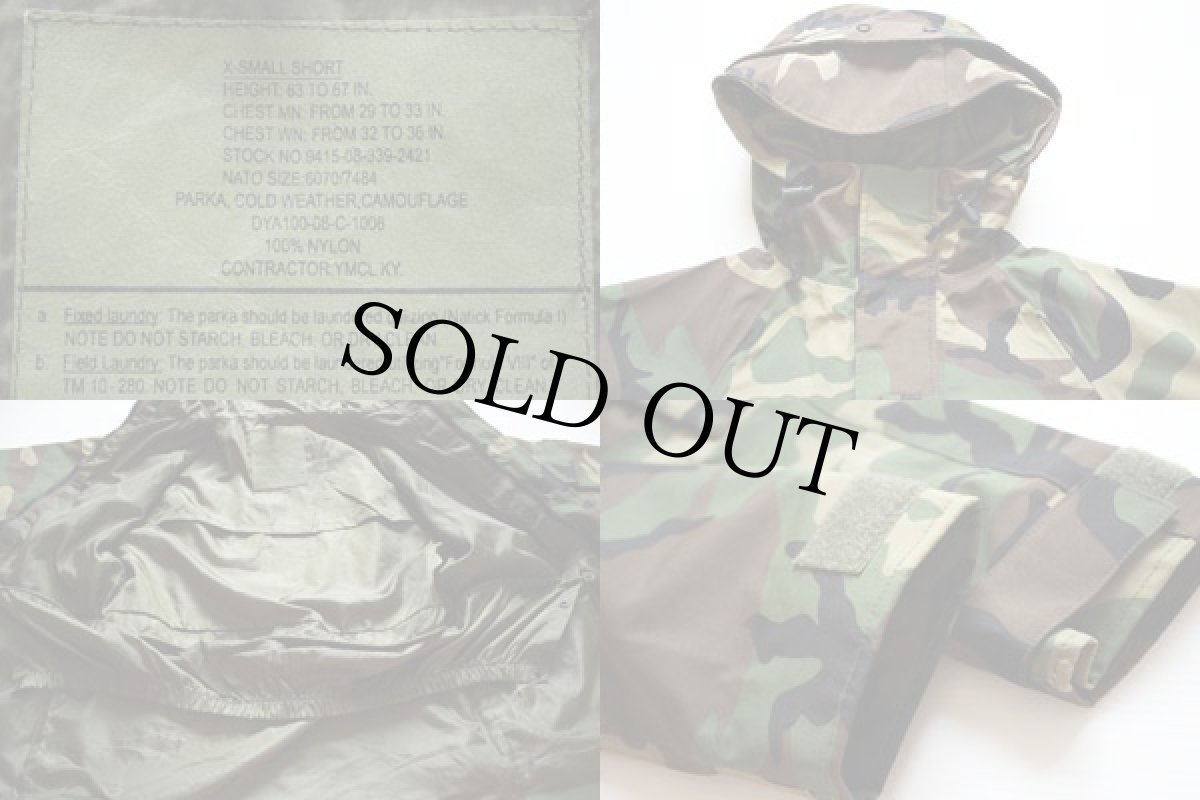 画像3: 00s 米軍 U.S.ARMY ECWCS GEN1 ウッドランドカモ GORE-TEXゴアテックスパーカー XS-S (3)