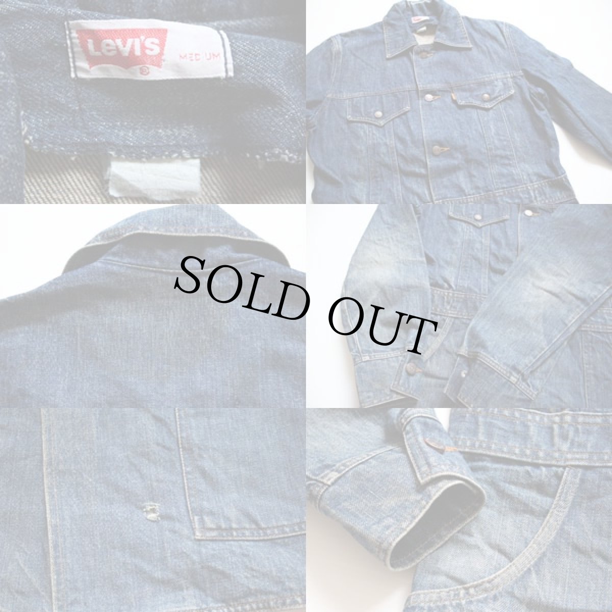 画像3: 70s USA製 Levi'sリーバイス デニム ブッシュジャケット M (3)