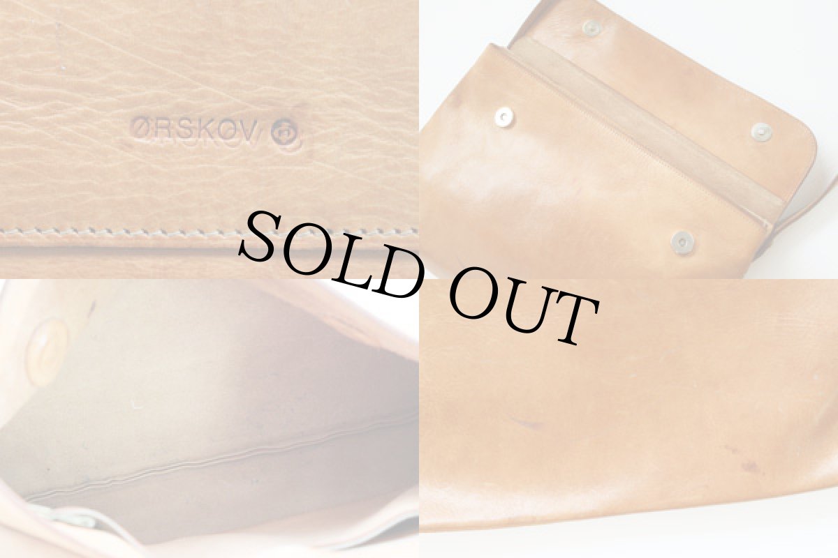 画像3: ORSKOVオルスコフ レザー ショルダーバッグ タン (3)