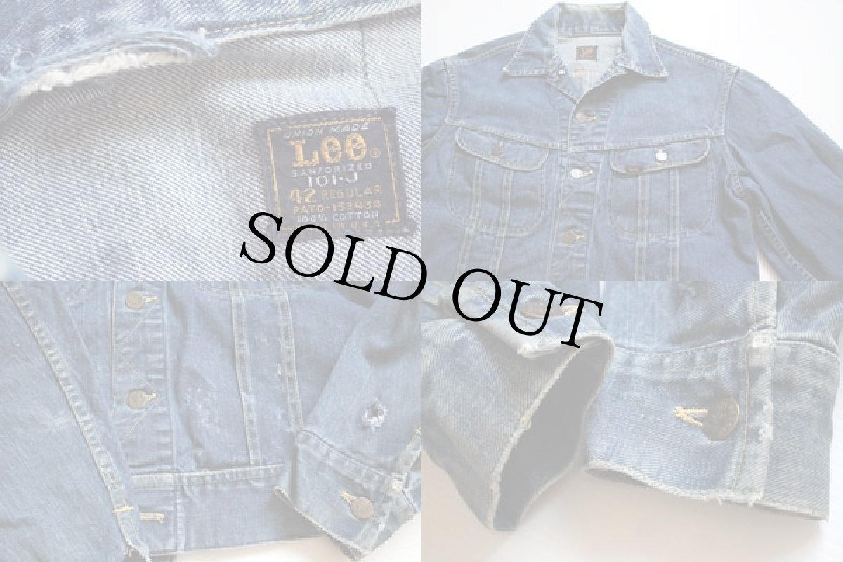 画像3: 60s USA製 Leeリー 101-J デニムジャケット 42R (3)