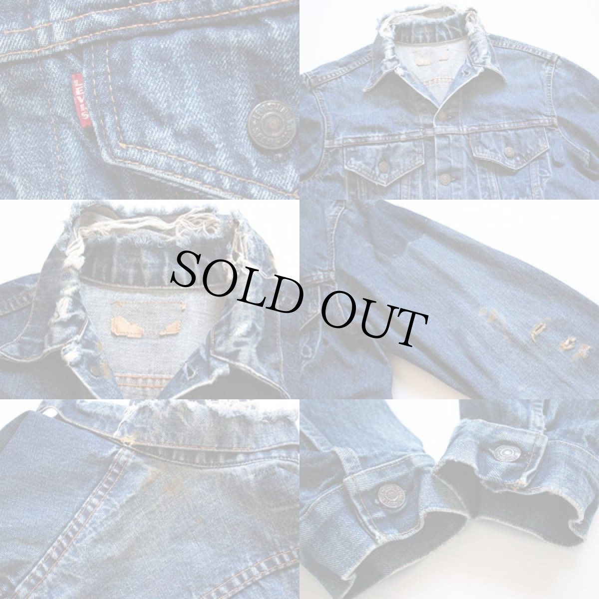 画像3: 60s LEVI'Sリーバイス 70505 BIGE デニムジャケット (3)