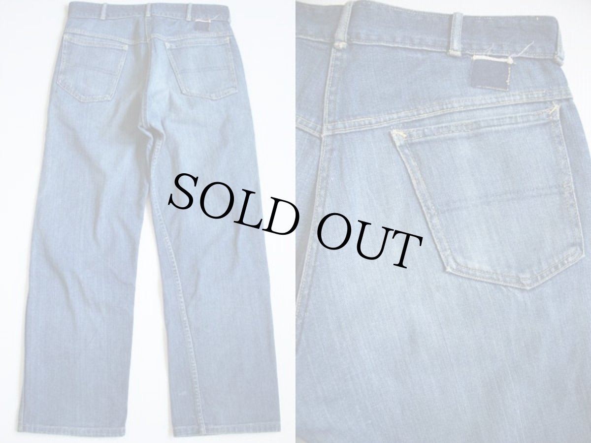 画像2: 50s ROUND HOUSEラウンドハウス インディゴ デニムパンツ w32 (2)