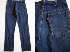 画像2: 60s LEVI'Sリーバイス 606 BIGE デニムパンツ w31 (2)