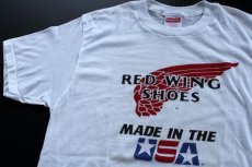 画像1: 80s USA製 REDWINGレッドウイング MADE IN THE USA Tシャツ 白 L (1)