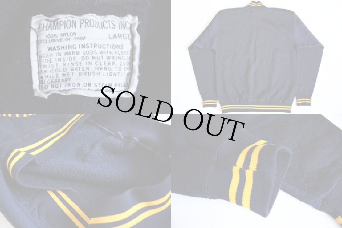 画像3: 60s CHAMPIONチャンピオン プロダクツ タタキタグ スウェット 紺 L (3)