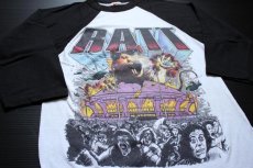 画像1: 80s USA製 RATT PATROL PATROL '85-'86 七分袖 ラグラン バンドTシャツ M (1)
