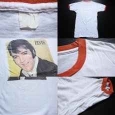 画像3: 70s ELVIS エルビス プレスリー アイロンプリント リンガーTシャツ (3)