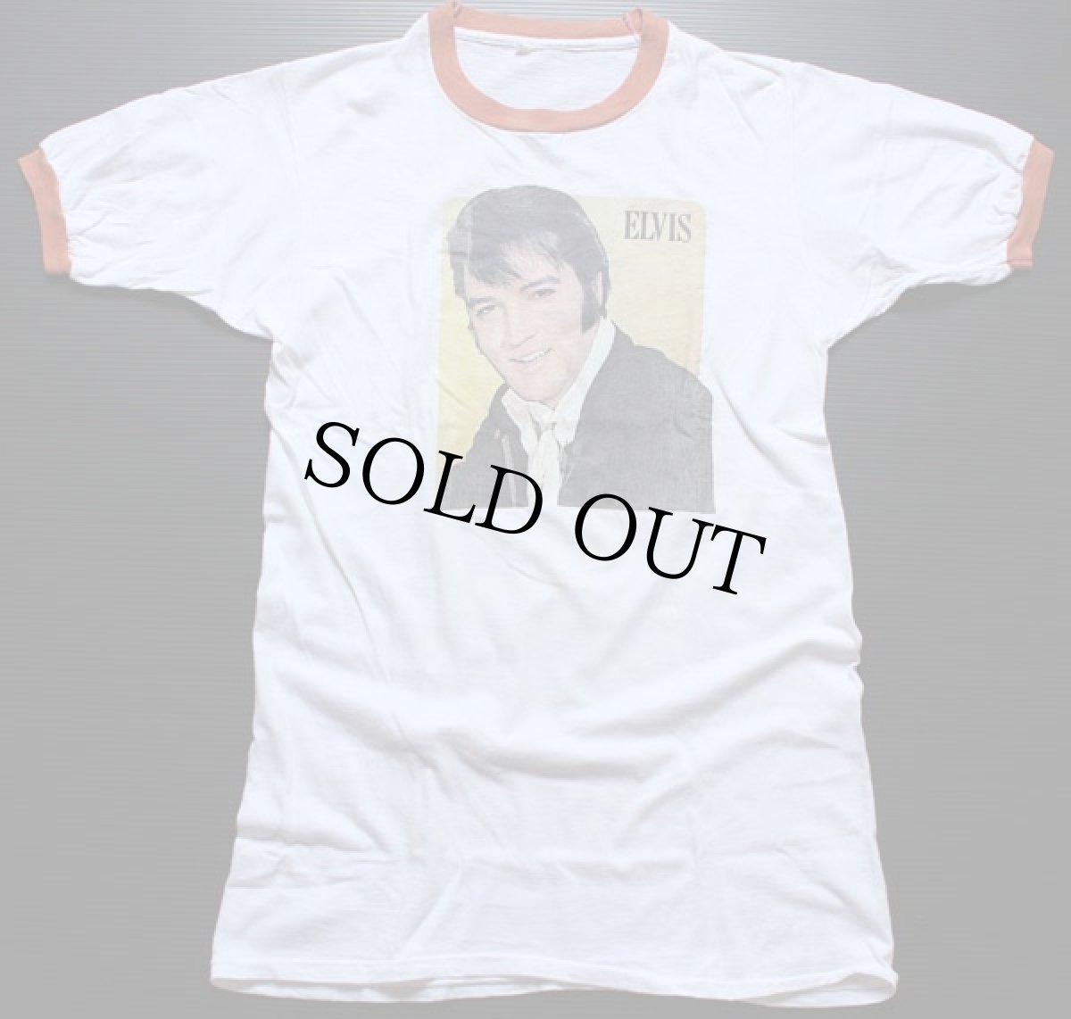 画像2: 70s ELVIS エルビス プレスリー アイロンプリント リンガーTシャツ (2)