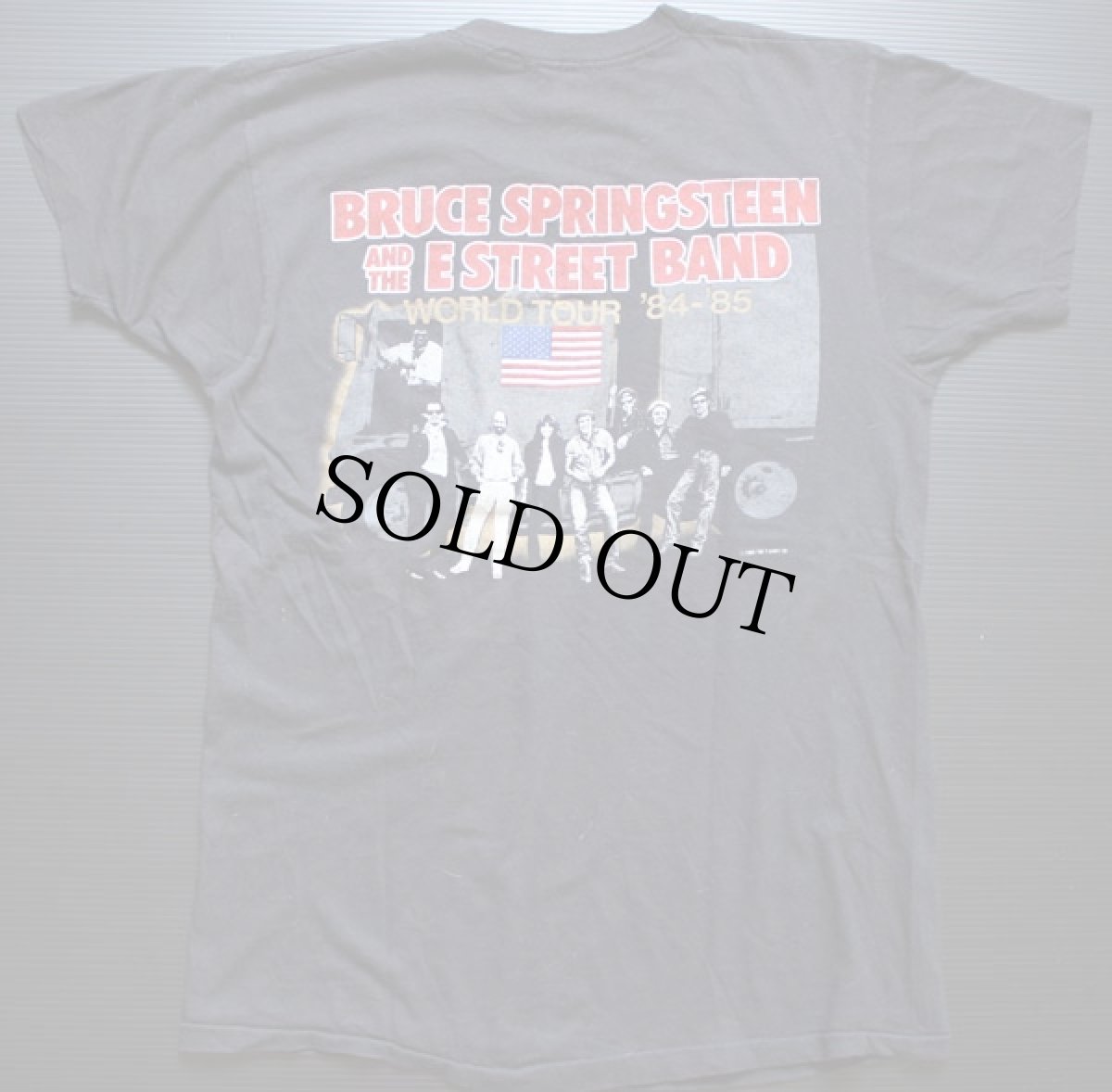 画像2: 80s USA製 Bruce Springsteenブルーススプリングスティーン ツアー コットンTシャツ (2)