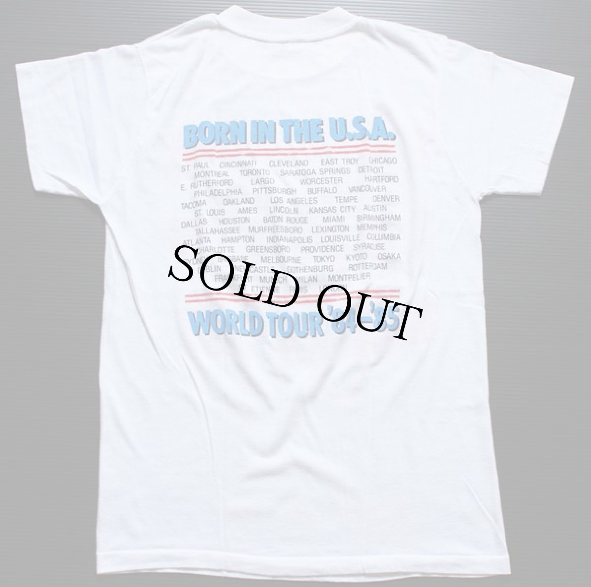 画像2: 80s Bruce Springsteenブルーススプリングスティーン ツアー Tシャツ (2)