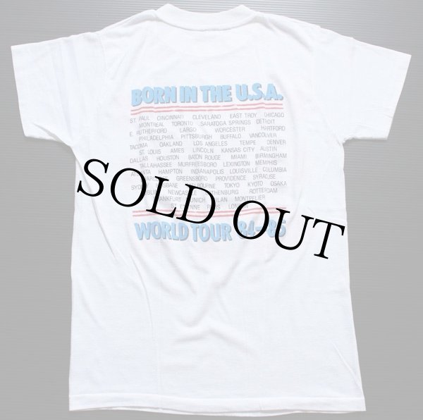 Bruce Springsteen　ScreenStars　USA製　Tシャツ Bruce Springsteen BORN IN THE USA Screen Stars Vtg 1984