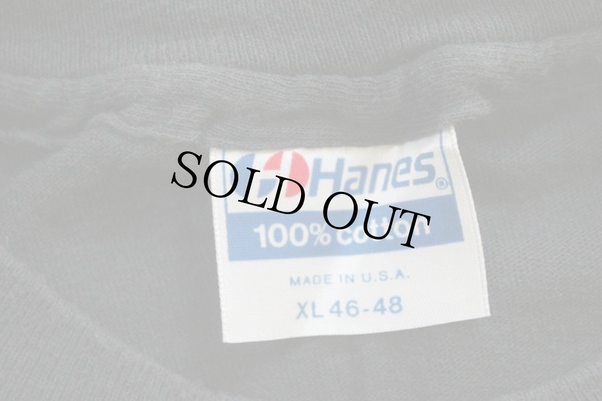 画像3: 80s USA製 Hanes BILLY JOELビリージョエル ツアー コットンTシャツ 黒 XL (3)