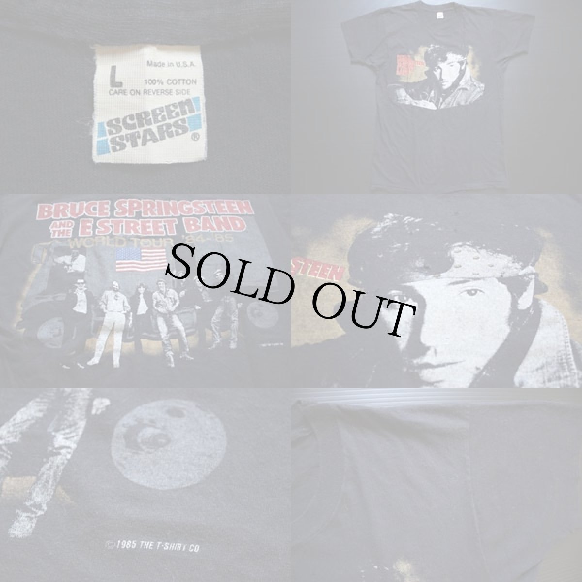 画像3: 80s USA製 Bruce Springsteenブルーススプリングスティーン ツアー コットンTシャツ (3)