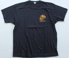 画像1: 80s USMC Tシャツ 黒 L (1)