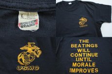画像3: 80s USMC Tシャツ 黒 L (3)