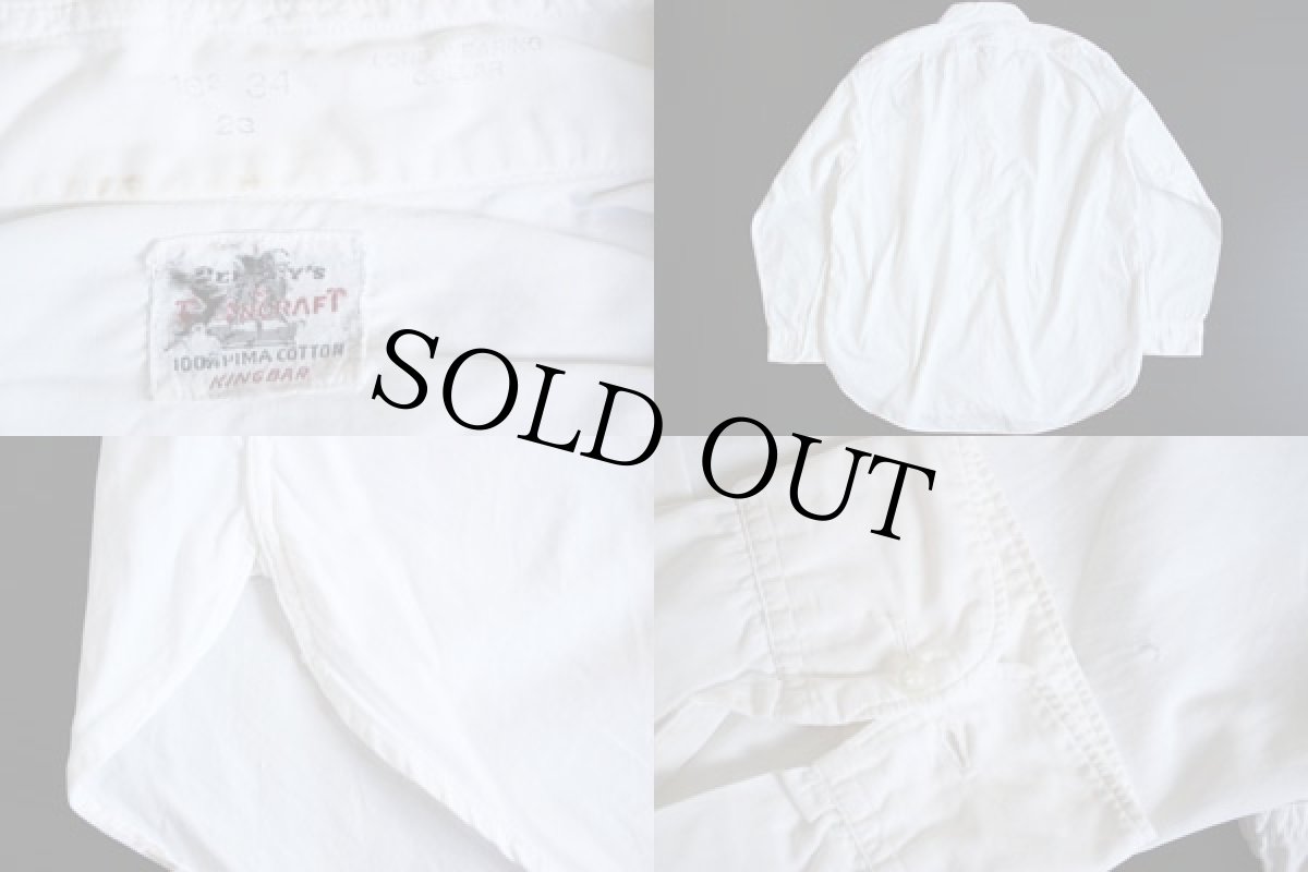 画像3: 50s PENNEY'S TOWNCRAFT ピマコットン シャツ 白 16 (3)