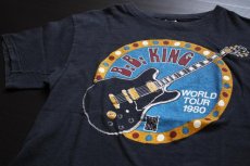 画像1: 80s USA製 Hanes B.B. KING WORLD TOUR 1980 コットン バンドTシャツ 黒 M (1)