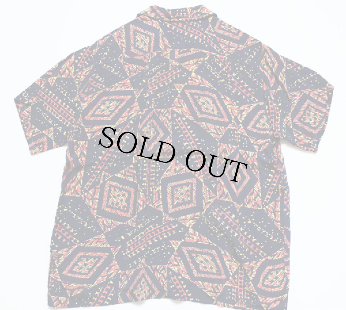 画像2: 50s PENNEY'S TOPFLIGHT アトミック柄 半袖 レーヨンシャツ M (2)