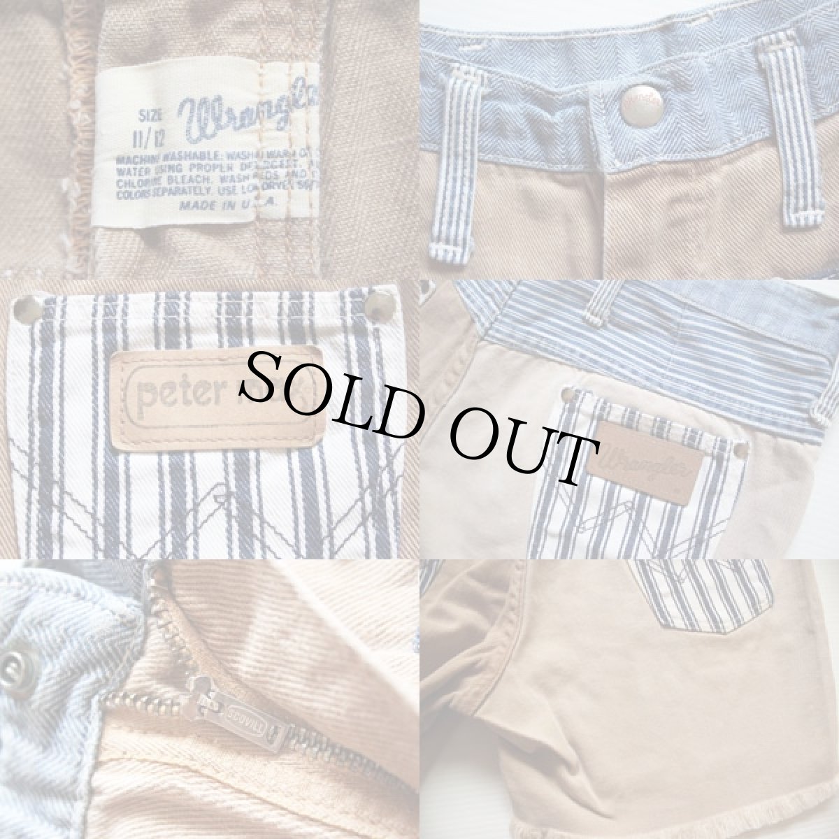 画像3: 70s USA製 Wranglerラングラー× Peter maxピーターマックス クレイジーパターン カットオフ ショートパンツ★ショーツ (3)