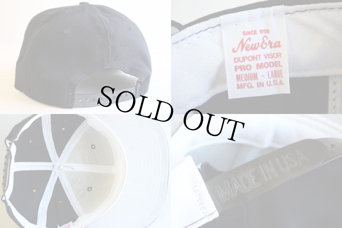 画像3: デッドストック★80s USA製 NEW ERA ベースボールキャップ 黒 (3)