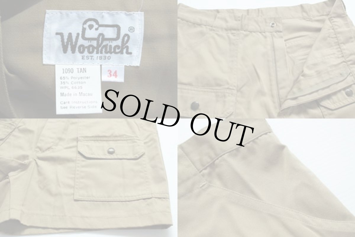 画像3: 80s Woolrichウールリッチ ブッシュ ショートパンツ タン 34★ショーツ (3)