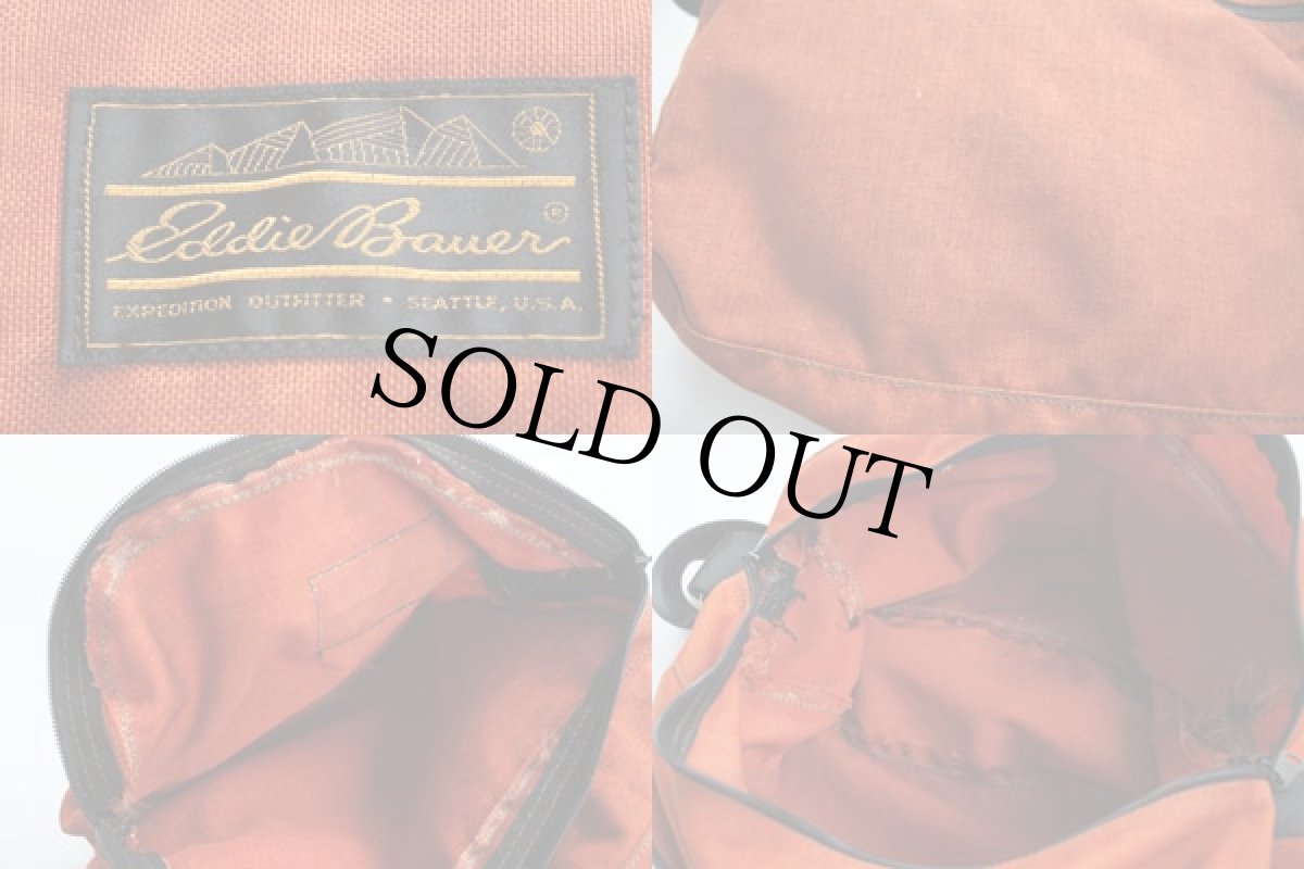 画像3: 70s EddieBauerエディーバウアー ナイロン ショルダーバッグ オレンジ (3)