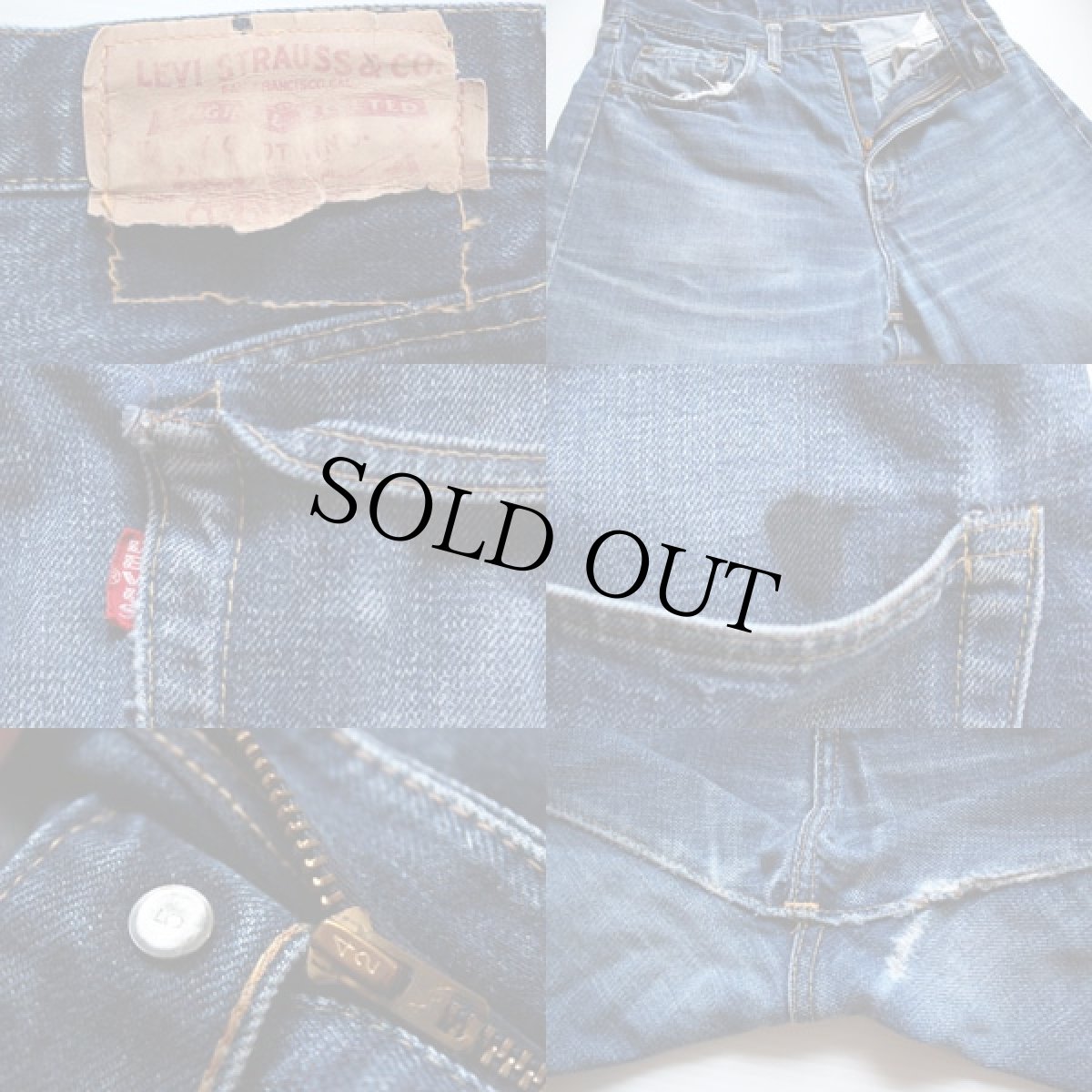 画像3: 60s USA製 LEVI'Sリーバイス 505 BIGE カットオフ デニム ショートパンツ★ショーツ (3)