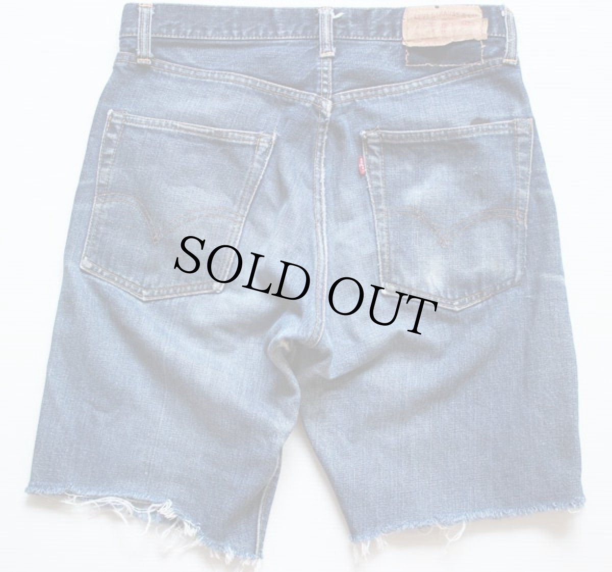 画像2: 60s USA製 LEVI'Sリーバイス 505 BIGE カットオフ デニム ショートパンツ★ショーツ (2)