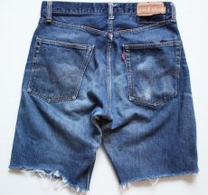 画像2: 60s USA製 LEVI'Sリーバイス 505 BIGE カットオフ デニム ショートパンツ★ショーツ (2)