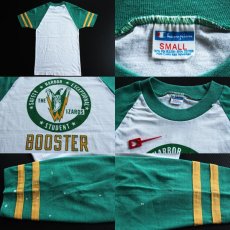 画像3: 70s USA製 Championチャンピオン 染み込みプリント Tシャツ S (3)