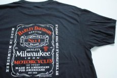 画像1: 80s USA製 HARLEY-DAVIDSON ハーレー ダビッドソン Tシャツ XL★ジャックダニエル (1)