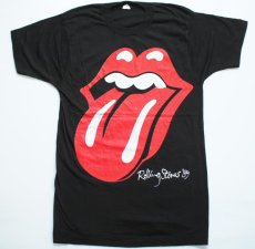 画像1: 80s USA製 The Rolling Stones ローリングストーンズ THE NORTH AMERICAN TOUR 1989 コットン バンドTシャツ L (1)