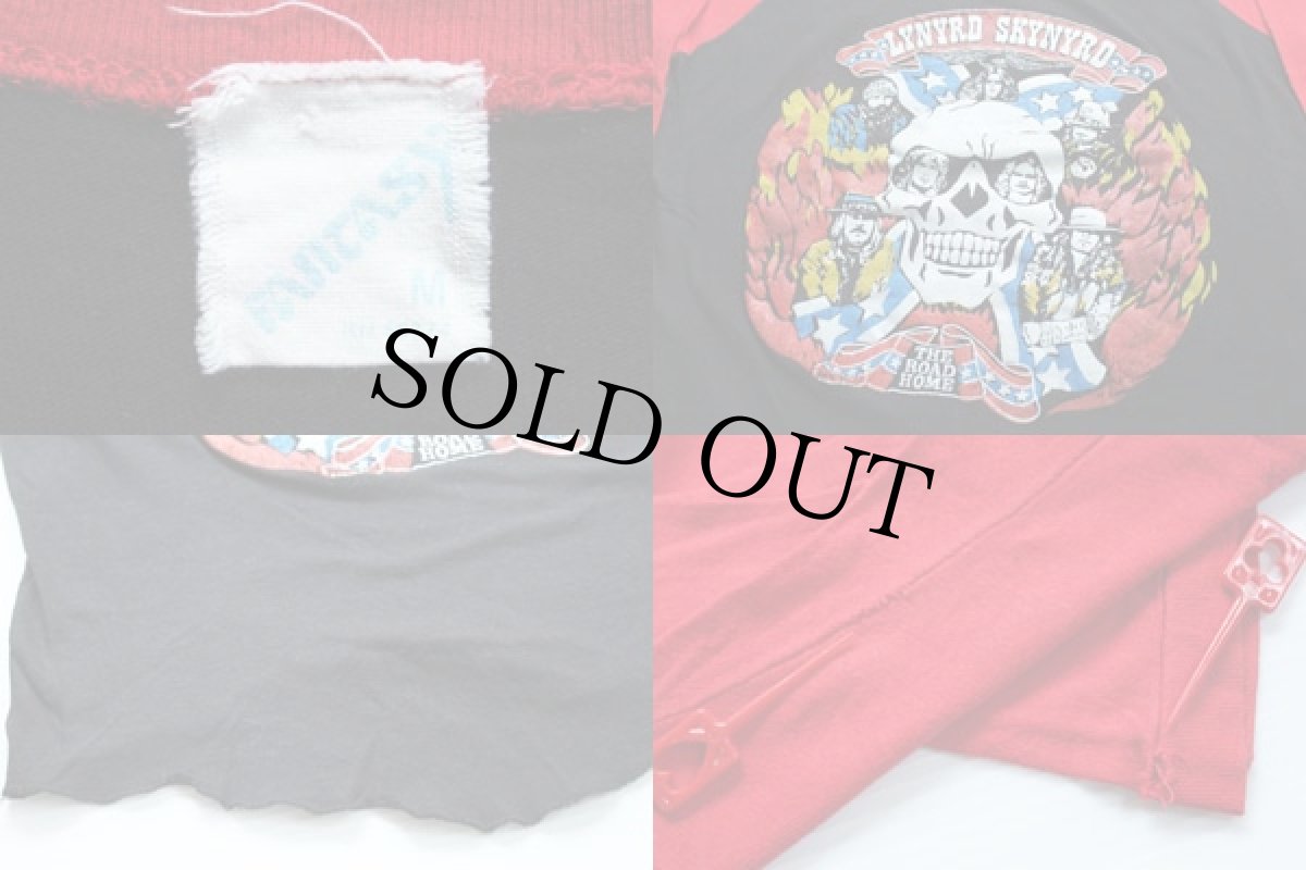 画像3: 80s LYNYRD SKYNYRD 七分袖 ラグラン バンドTシャツ M (3)